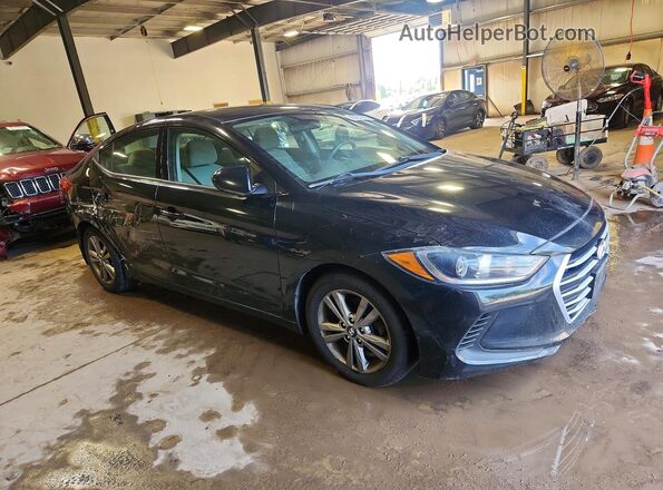 5NPD84LF9JH328782 2018 HYUNDAI ELANTRA Black Delantero derecho
