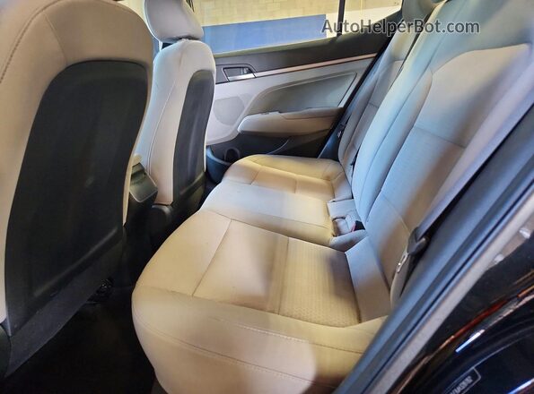 5NPD84LF9JH328782 2018 HYUNDAI ELANTRA Black Vista de los asientos traseros