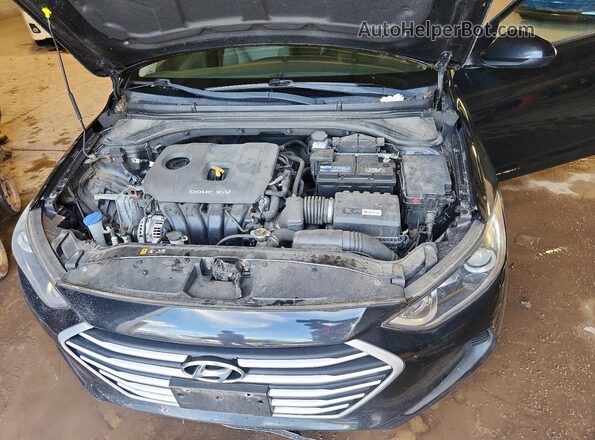 5NPD84LF9JH328782 2018 HYUNDAI ELANTRA Black Vista interior trasera