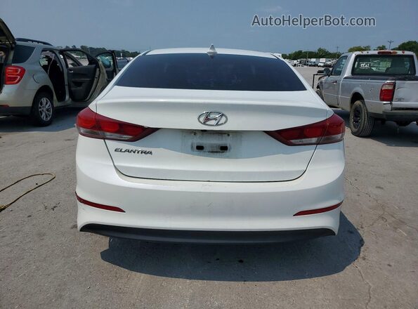 5NPD84LF9JH344500 2018 HYUNDAI ELANTRA White Вид ззаду