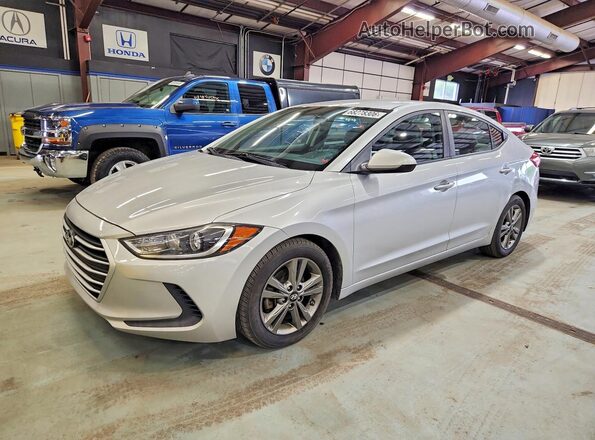 5NPD84LF9JH366870 2018 HYUNDAI ELANTRA Silver Rear left