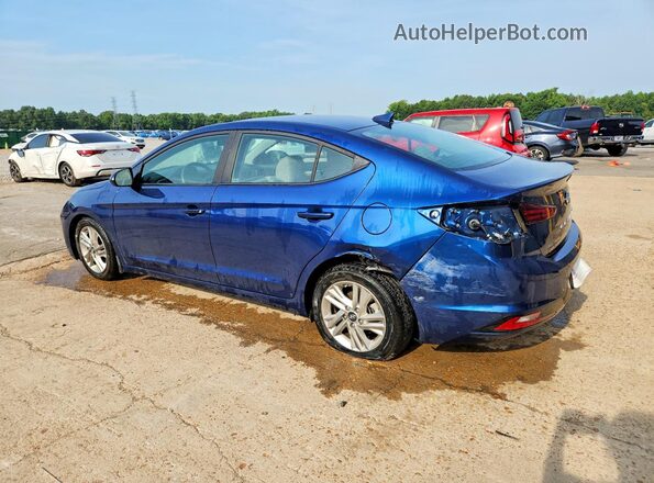5NPD84LF9LH500375 2020 HYUNDAI ELANTRA Blue Հետևի ձախ
