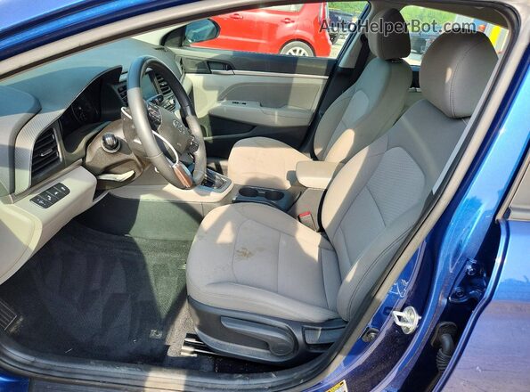 5NPD84LF9LH500375 2020 HYUNDAI ELANTRA Blue Սալոնի դիմացի տեսք