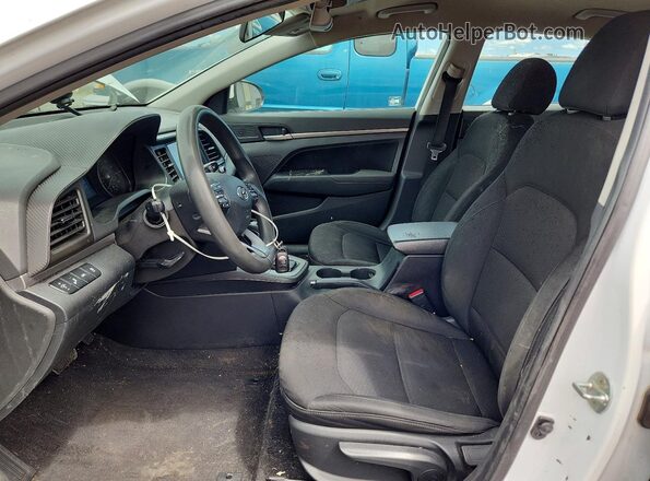 5NPD84LF9LH568000 2020 HYUNDAI ELANTRA White წინა სალონის ხედი
