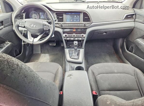 5NPD84LF9LH568000 2020 HYUNDAI ELANTRA White წინა პანელის ხედი