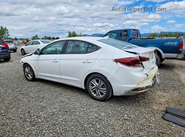 5NPD84LF9LH568000 2020 HYUNDAI ELANTRA White უკანა მარცხენა