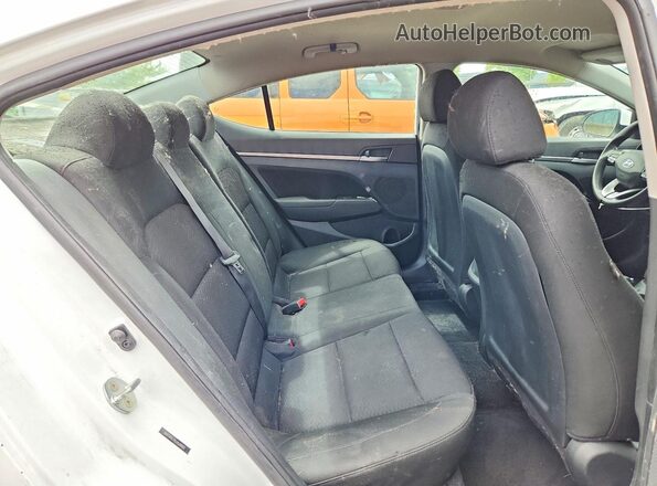 5NPD84LF9LH568000 2020 HYUNDAI ELANTRA White უკანა სავარძლების ხედი