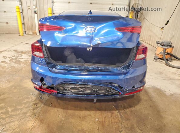 5NPD84LF9LH611802 2020 HYUNDAI ELANTRA Синий Вид сзади