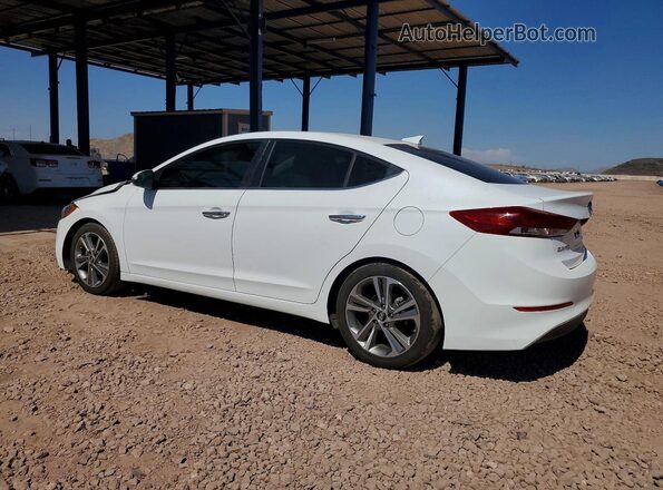 5NPD84LFXHH013144 2017 HYUNDAI ELANTRA White Rear left