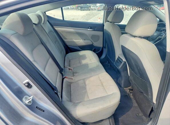 5NPD84LFXHH030798 2017 HYUNDAI ELANTRA Silver Вид задніх сидінь