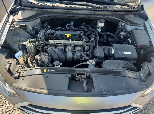 5NPD84LFXHH030798 2017 HYUNDAI ELANTRA Silver Вид задньої частини салону