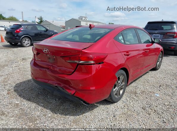 5NPD84LFXHH031272 2017 HYUNDAI ELANTRA Red Trasero derecho