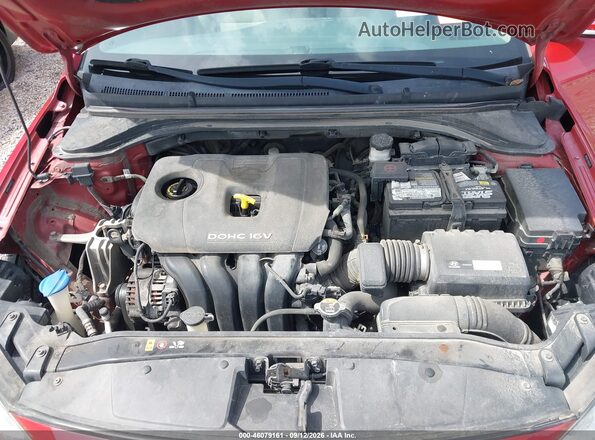 5NPD84LFXHH031272 2017 HYUNDAI ELANTRA Red Vista trasera