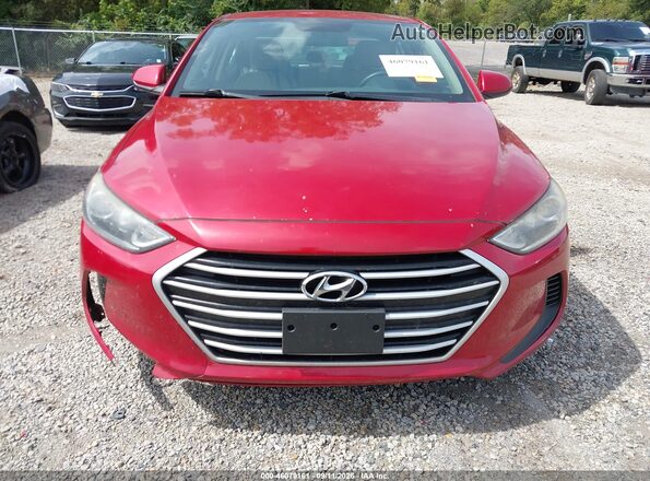 5NPD84LFXHH031272 2017 HYUNDAI ELANTRA Red Vista interior trasera