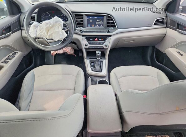 5NPD84LFXHH068662 2017 HYUNDAI ELANTRA Silver Vista del salpicadero