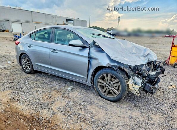 5NPD84LFXHH068662 2017 HYUNDAI ELANTRA Silver Delantero derecho