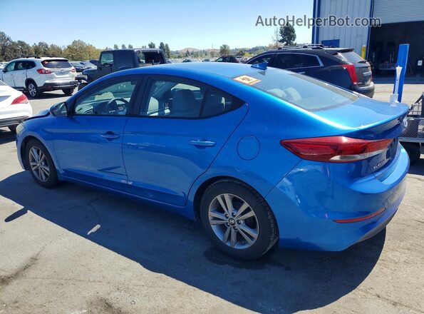 5NPD84LFXHH139262 2017 HYUNDAI ELANTRA Blue Задня ліва чверть
