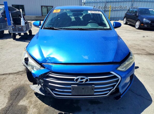 5NPD84LFXHH139262 2017 HYUNDAI ELANTRA Blue Вид спереду