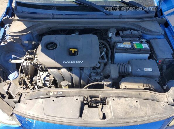 5NPD84LFXHH139262 2017 HYUNDAI ELANTRA Blue Вид задньої частини салону