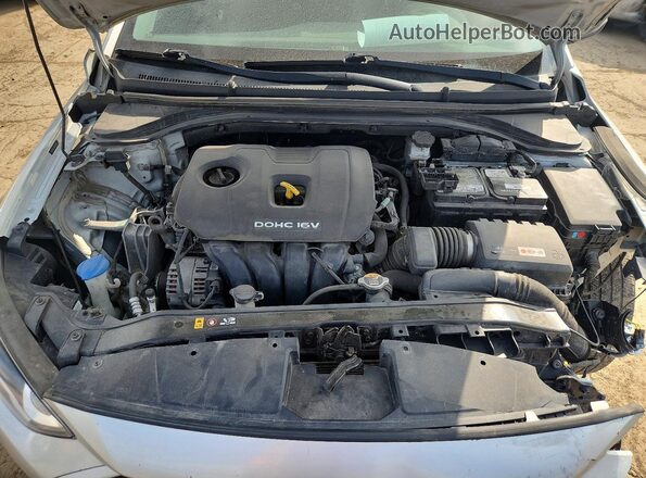 5NPD84LFXJH240758 2018 HYUNDAI ELANTRA Silver უკანა სალონის ხედი