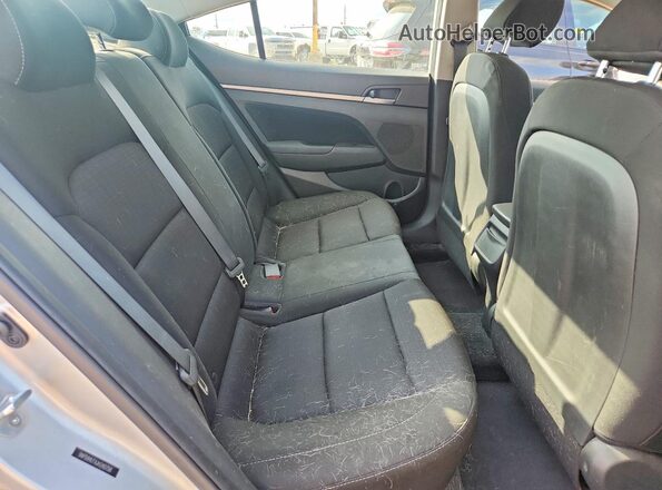 5NPD84LFXJH240758 2018 HYUNDAI ELANTRA Silver უკანა სავარძლების ხედი