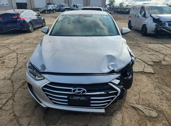 5NPD84LFXJH240758 2018 HYUNDAI ELANTRA Silver წინა ხედი