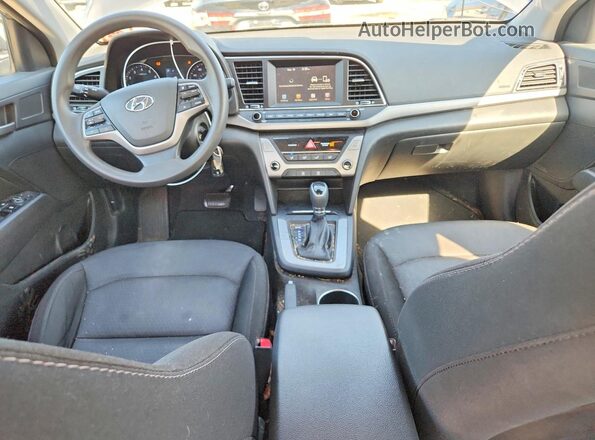 5NPD84LFXJH278832 2018 HYUNDAI ELANTRA Silver Вид панелі приладів