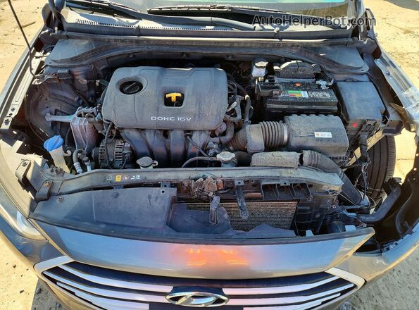 5NPD84LFXJH278832 2018 HYUNDAI ELANTRA Silver Вид задньої частини салону