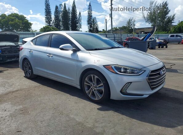 5NPD84LFXJH283657 2018 HYUNDAI ELANTRA Silver Front right
