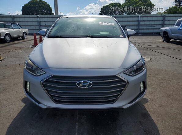 5NPD84LFXJH283657 2018 HYUNDAI ELANTRA Silver Front view