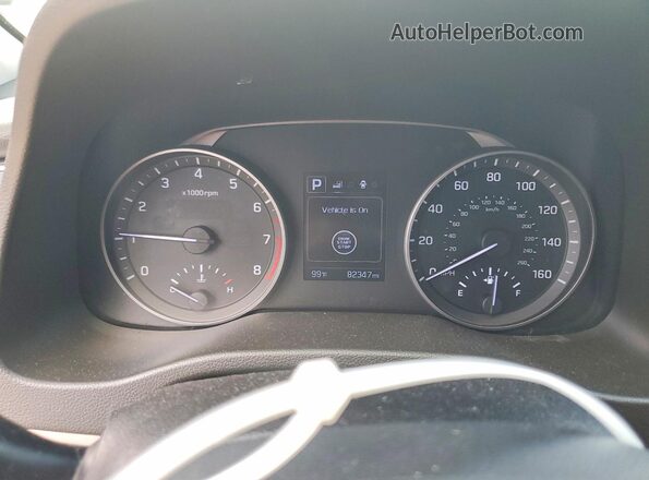 5NPD84LFXJH283657 2018 HYUNDAI ELANTRA Silver Instrument cluster view