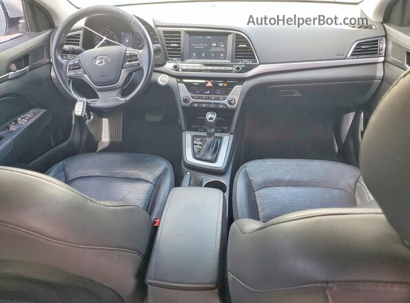5NPD84LFXJH283657 2018 HYUNDAI ELANTRA Silver Dashboard view