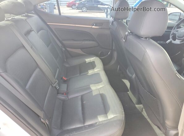 5NPD84LFXJH283657 2018 HYUNDAI ELANTRA Silver Rear seats view