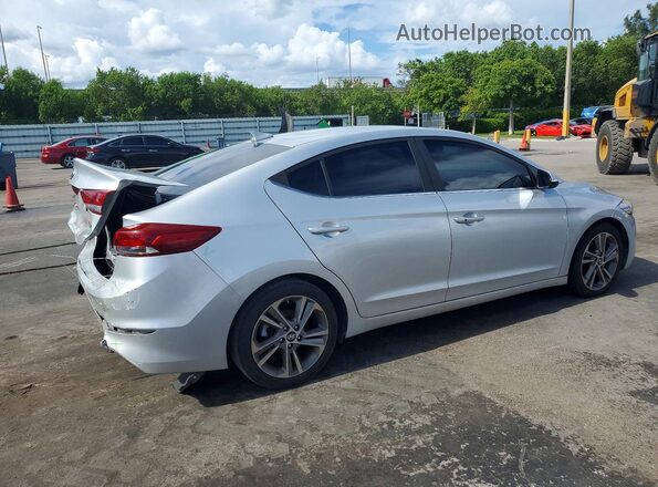 5NPD84LFXJH283657 2018 HYUNDAI ELANTRA Silver Rear right