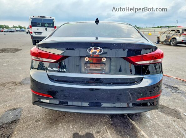 5NPD84LFXJH299096 2018 HYUNDAI ELANTRA Black Вид ззаду