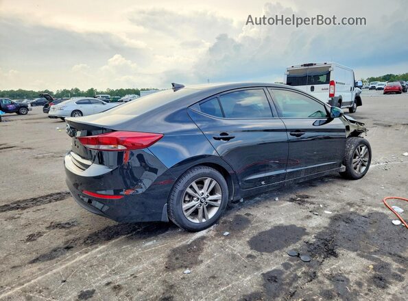 5NPD84LFXJH299096 2018 HYUNDAI ELANTRA Black Задня права чверть