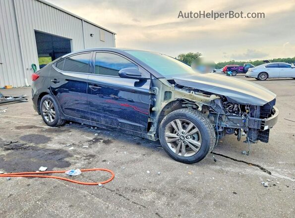 5NPD84LFXJH299096 2018 HYUNDAI ELANTRA Black Передня права чверть