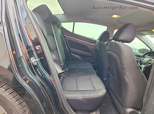 5NPD84LFXJH299096 2018 HYUNDAI ELANTRA Black Вид задніх сидінь