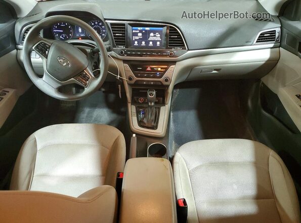 5NPD84LFXJH312641 2018 HYUNDAI ELANTRA Black Dashboard view