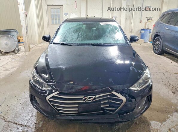 5NPD84LFXJH312641 2018 HYUNDAI ELANTRA Black Front view