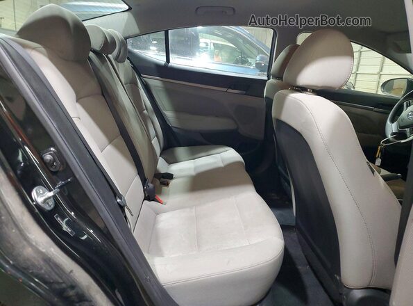 5NPD84LFXJH312641 2018 HYUNDAI ELANTRA Black Rear seats view