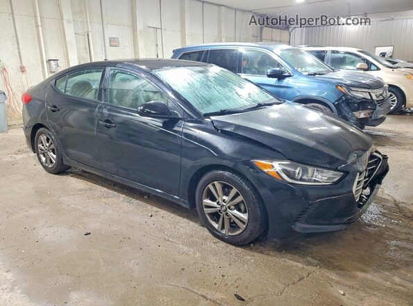 5NPD84LFXJH312641 2018 HYUNDAI ELANTRA Black Front right