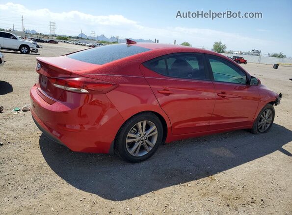 5NPD84LFXJH369468 2018 HYUNDAI ELANTRA Red Tył prawy