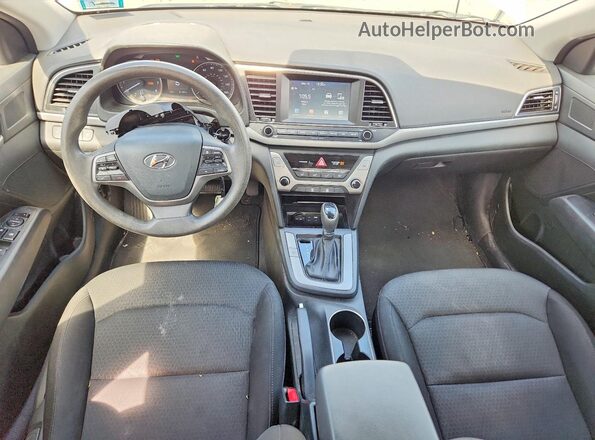 5NPD84LFXJH380812 2018 HYUNDAI ELANTRA White Widok deski rozdzielczej