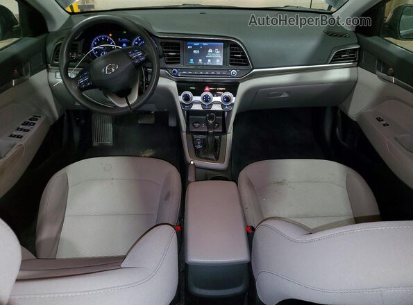 5NPD84LFXKH447278 2019 HYUNDAI ELANTRA Black წინა პანელის ხედი