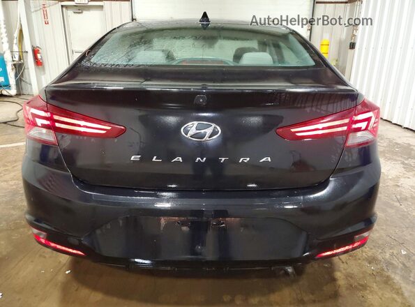 5NPD84LFXKH447278 2019 HYUNDAI ELANTRA Black უკანა ხედი