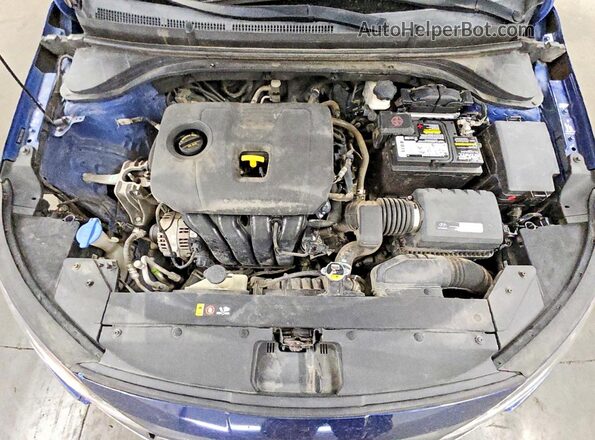 5NPD84LFXKH455588 2019 HYUNDAI ELANTRA Blue Вид задньої частини салону