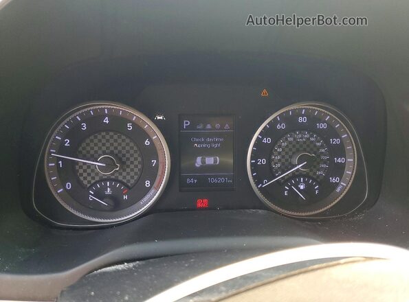 5NPD84LFXLH561511 2020 HYUNDAI ELANTRA Серебряный Вид щитка приборов