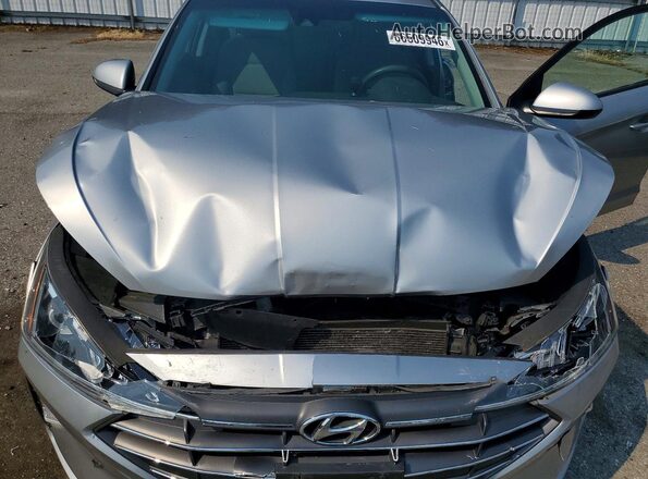 5NPD84LFXLH561511 2020 HYUNDAI ELANTRA Серебряный Вид задней части салона