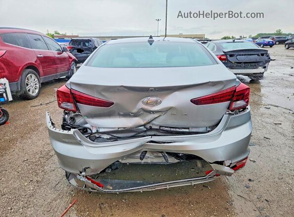 5NPD84LFXLH576297 2020 HYUNDAI ELANTRA Silver Widok z tyłu